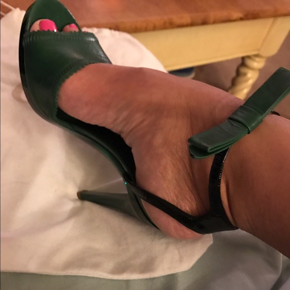 Amazing Authentic CHLOE Ankle Bow Stiletto Heels - Picture 4 of 8